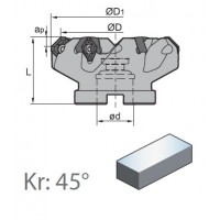 GŁOWICE FREZERSKIE 45’