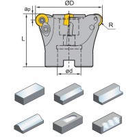 GŁOWICE FREZERSKIE NA PŁYTKI OKRĄGŁE